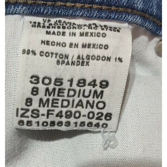 Vintage Lee Size 8 Relaxed Fit Straight Leg Jeans At the Waist 30 X 30 HIgh Rise - Picture 8 of 8